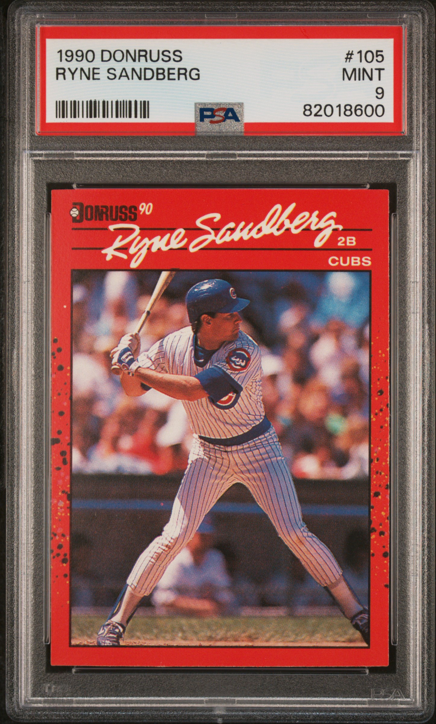 1990 DONRUSS #105 RYNE SANDBERG