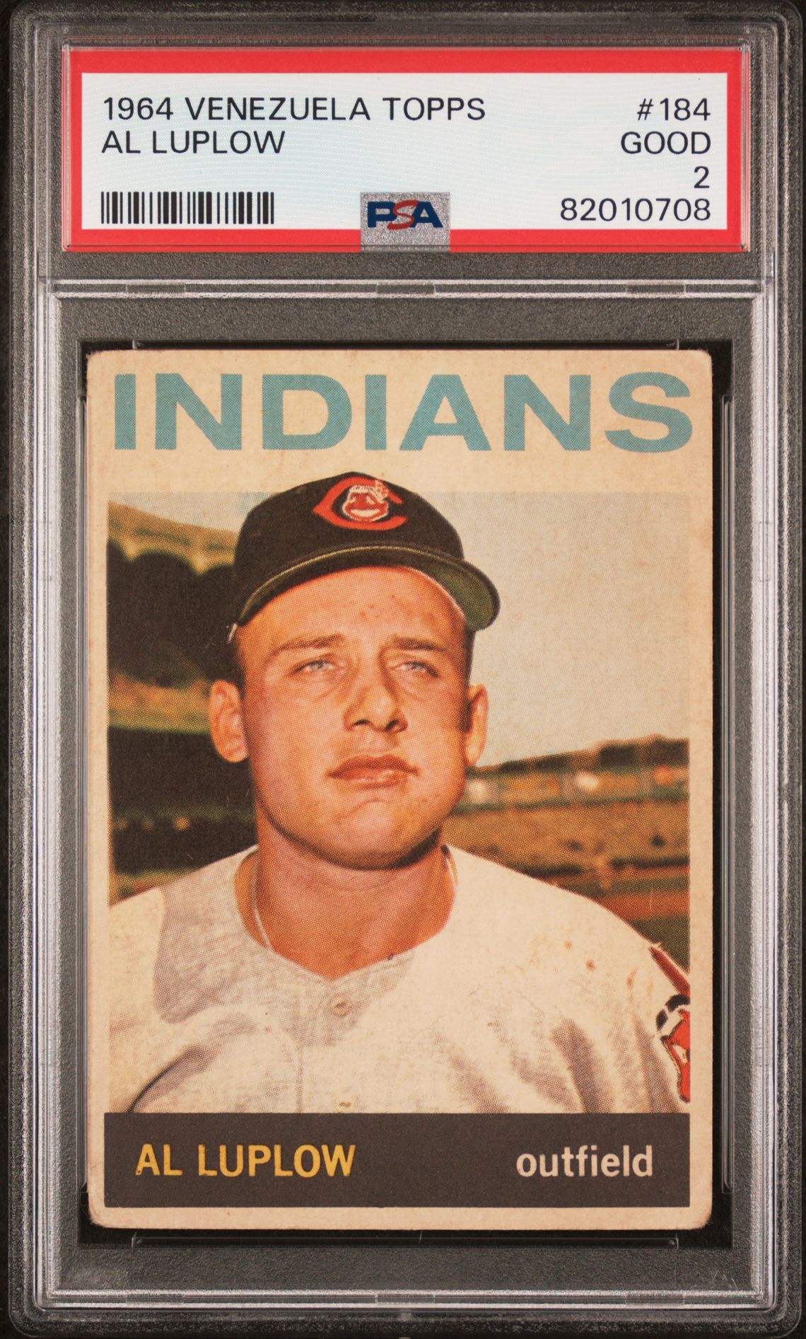 1964 Topps VENEZUELA TOPPS #184 Al Luplow front