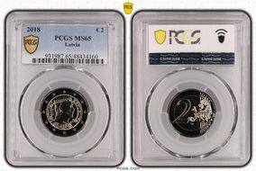 2018 € 2 MS65
