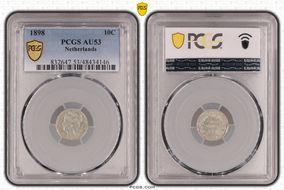 1898 10C AU53
