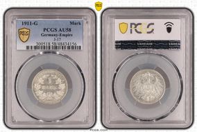 1911-G Mark J-17 AU58