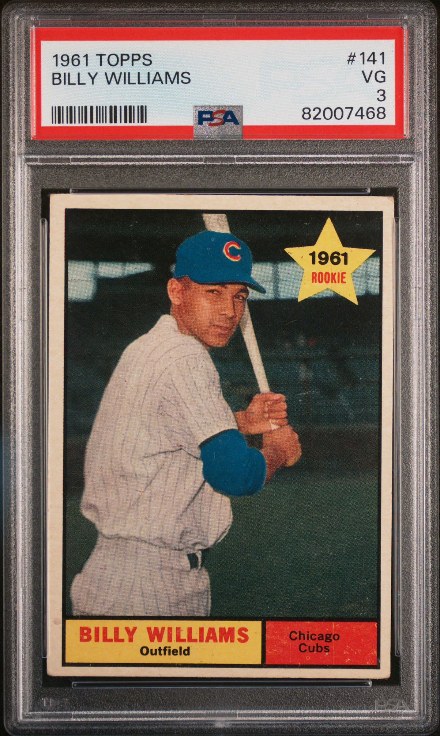 1961 TOPPS #141 BILLY WILLIAMS