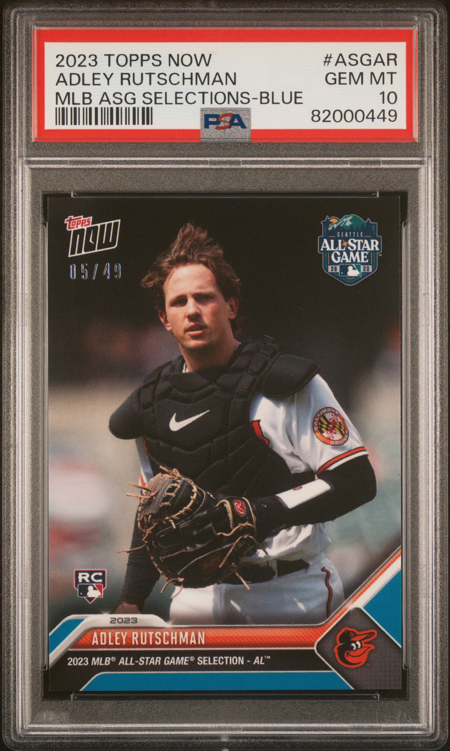 2023 TOPPS NOW MLB ALL-STAR GAME SELECTIONS #ASGAR ADLEY RUTSCHMAN MLB ASG SELECTIONS-BLUE