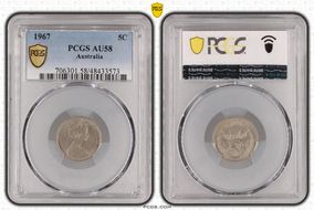 1967 5C AU58