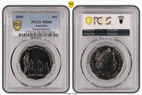 2005 50C Remembrance MS68