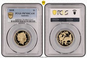 2018 $1 PR70DCAM