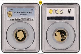 1999 $2 PR69DCAM