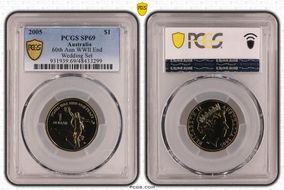 2005 $1 End of WWII - Dancing Man SP69