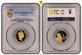 1991 $2 PR69DCAM