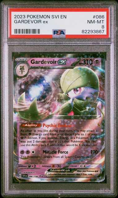 Pokemon : SV SCARLET & VIOLET GARDEVOIR ex 086/198 ULTRA RARE