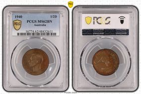 1940 1/2D MS62BN