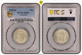 1958(m) Shil MS66