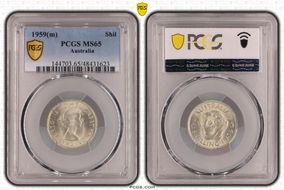 1959(m) Shil KM-59  Ag MS65