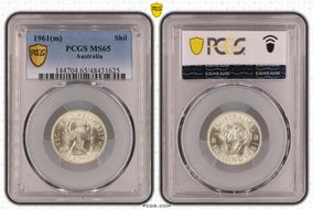 1961(m) Shil KM-59  Ag MS65