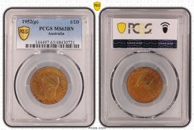 1952(p) 1/2D KM-42 MS63BN