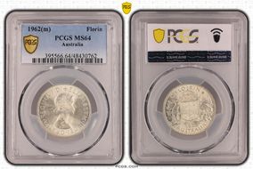 1962(m) Florin KM-60  Ag MS64