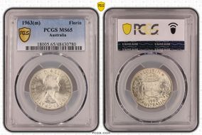 1963(m) Florin MS65