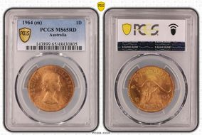 1964 (m) 1D KM-56 MS65RD