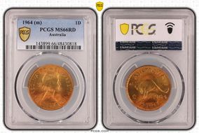 1964 (m) 1D KM-56 MS66RD