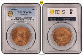 1964 (m) 1D KM-56 MS66RD