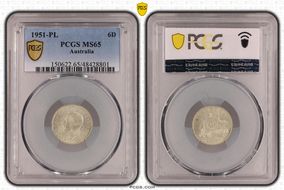 1951-PL 6D MS65