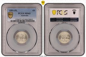 1951-PL 6D MS65