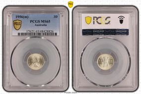 1956(m) 3D MS65