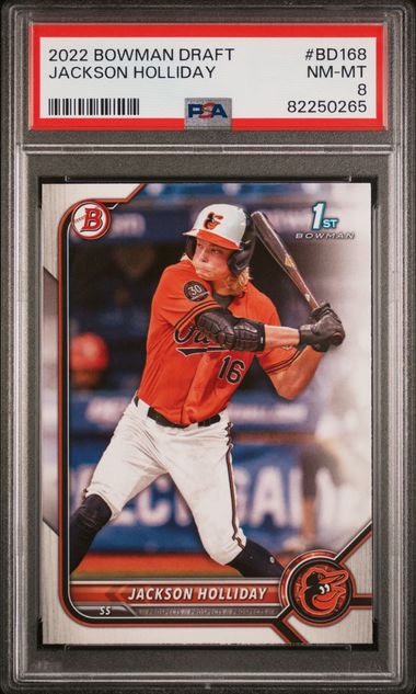 2022 Bowman BOWMAN DRAFT #BD168 Jackson Holliday front
