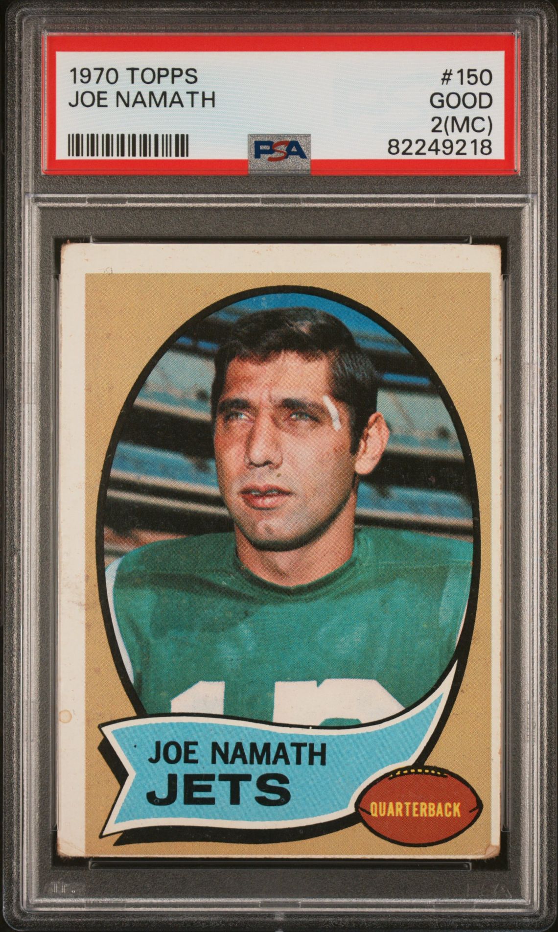 1970 Topps TOPPS #150 Joe Namath front
