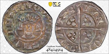 (1272-07) 1D Edward I Canterbury AU55