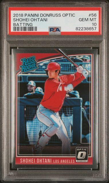 2018 Panini Donruss Optic VARIATION #56 Shohei Ohtani front