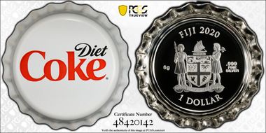 2020 $1 Diet-Coke Bottle Cap PR69DCAM