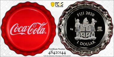 2020 $1 Coca-Cola Bottle Cap PR69DCAM
