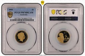 2001 $2 PR70DCAM