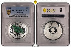 2022 $5 Daintree Rainforest Colorized PR70DCAM