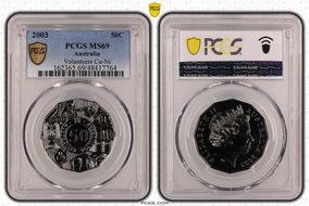 2003 50C Volunteers Cu-Ni MS69