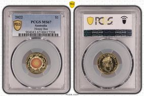 2022 $2 Honey Bee Colorized MS67