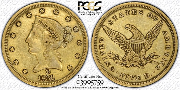 Cert 03905759 - Coin Image