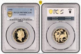 1990 $1 PR70DCAM