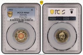 2022 $2 Honey Bee Colorized MS65