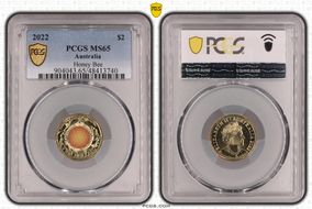 2022 $2 Honey Bee Colorized MS65