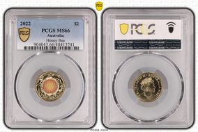 2022 $2 Honey Bee Colorized MS66