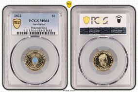 2022 $2 Peacekeeping - Colorized MS64