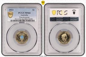 2022 $2 Peacekeeping - Colorized MS66