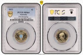 2022 $2 Peacekeeping - Colorized MS64