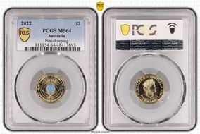 2022 $2 Peacekeeping - Colorized MS64