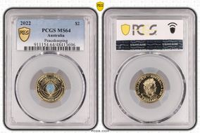 2022 $2 Peacekeeping - Colorized MS64