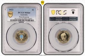 2022 $2 Peacekeeping - Colorized MS64