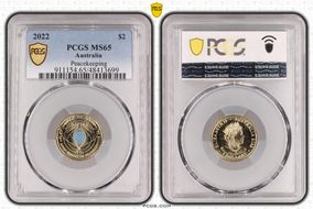 2022 $2 Peacekeeping - Colorized MS65