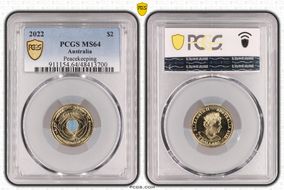 2022 $2 Peacekeeping - Colorized MS64